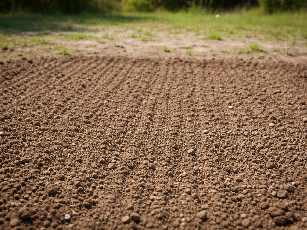 Well-raked, well-drained garden seedbed in full sun, ready for sowing poppies